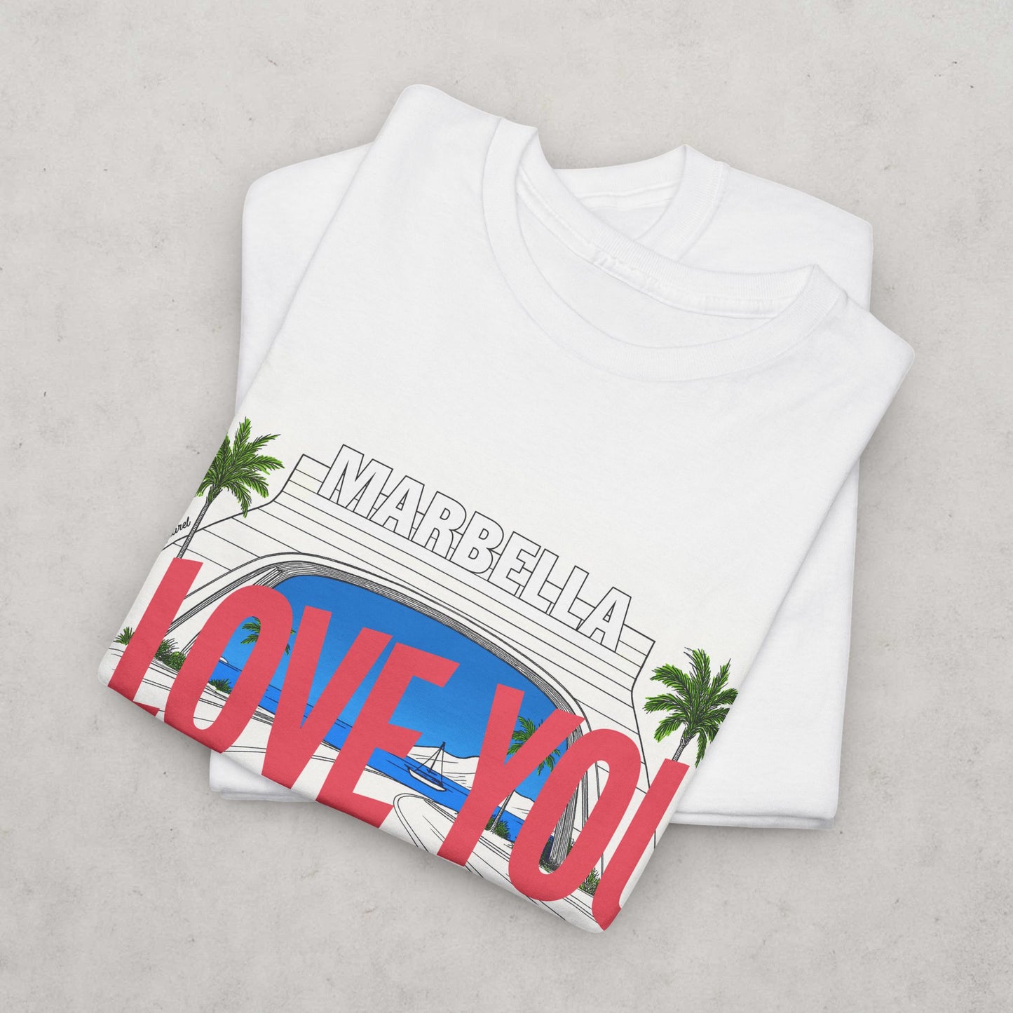 Marbella I Love You Heavyweight T-Shirt