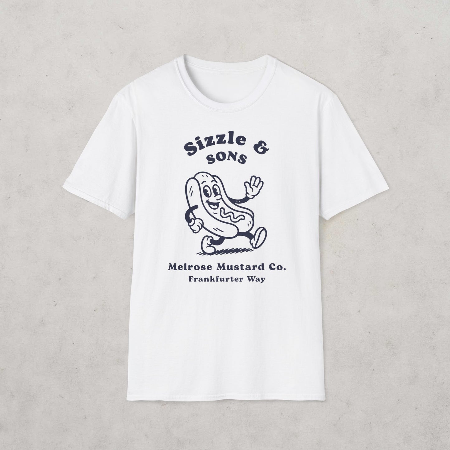 Hot Dog Cartoon T-Shirt