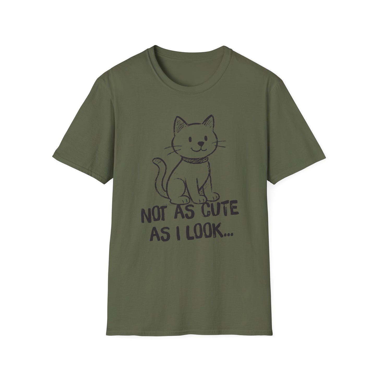 Not as Cute as I Look Cat T-Shirt