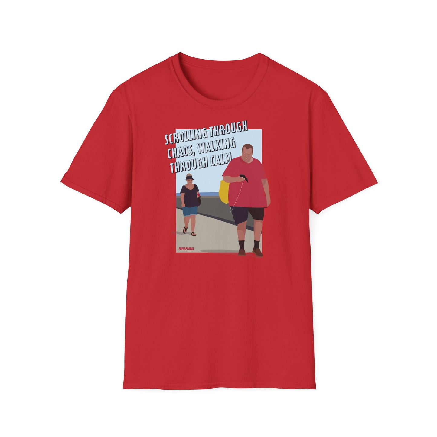 Scrolling Through Chaos Boardwalk T-Shirt