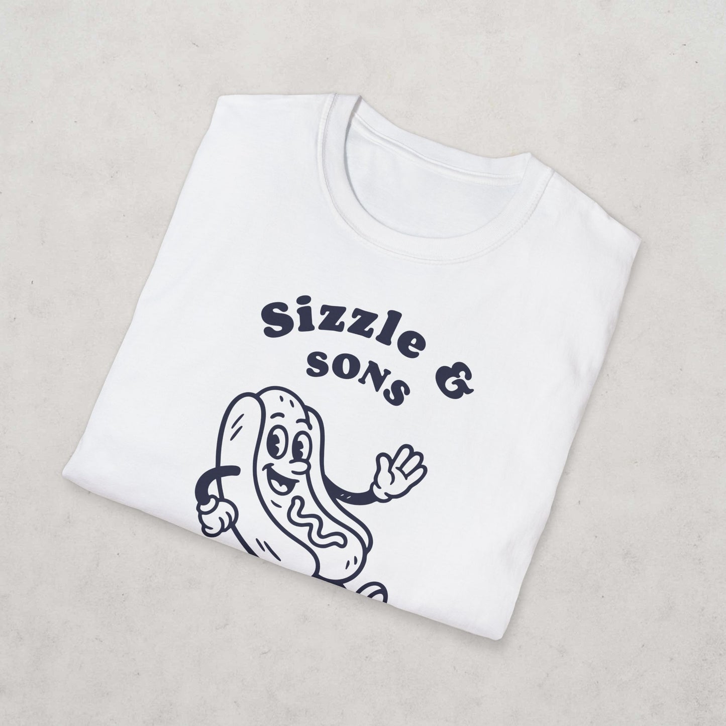 Hot Dog Cartoon T-Shirt