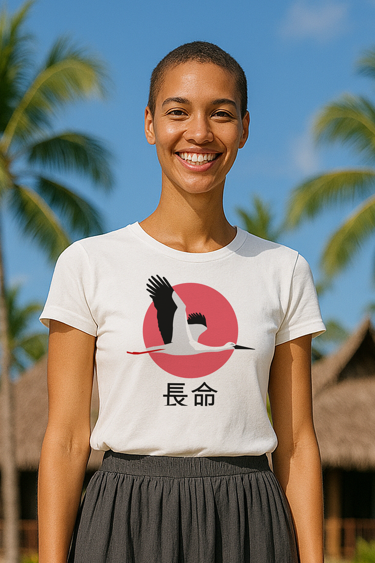 Japanese Prosperity Stork T-Shirt