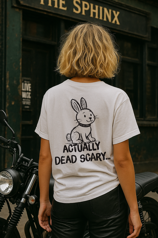 Actually Dead Scary Rabbit T-Shirt (double sided)