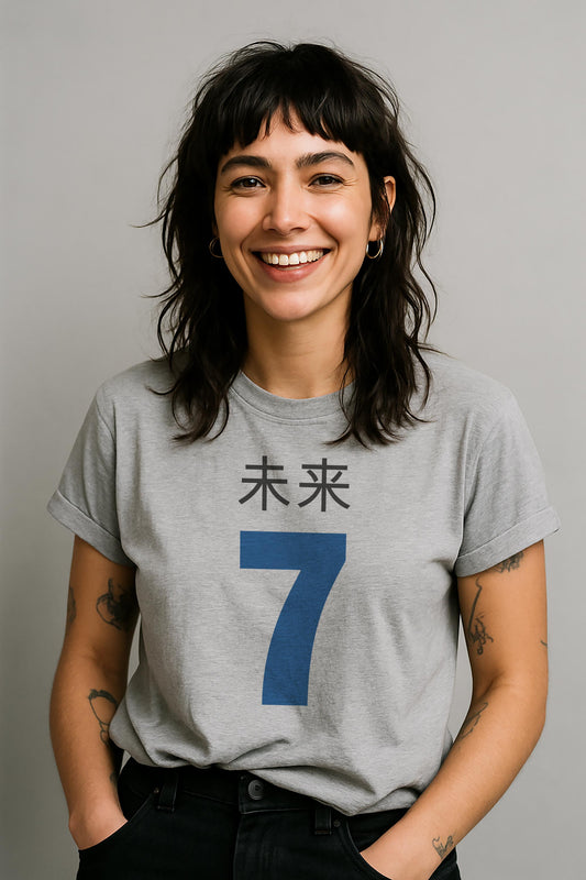 Japanese Future 7 T-Shirt in Blue