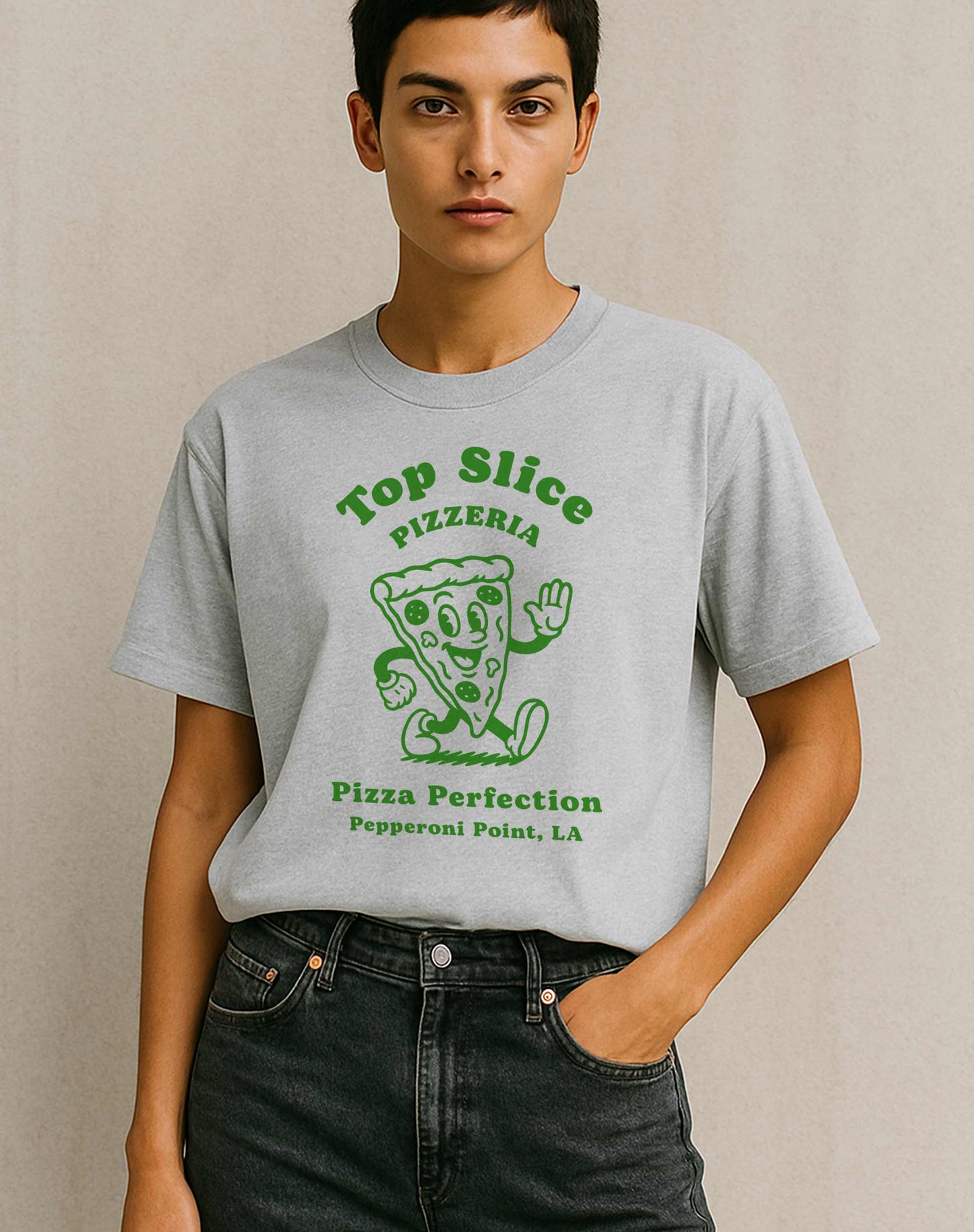 Pizza Cartoon T-Shirt