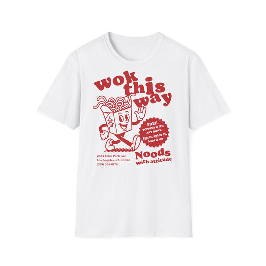Wok This Way Noodle Cartoon T-Shirt