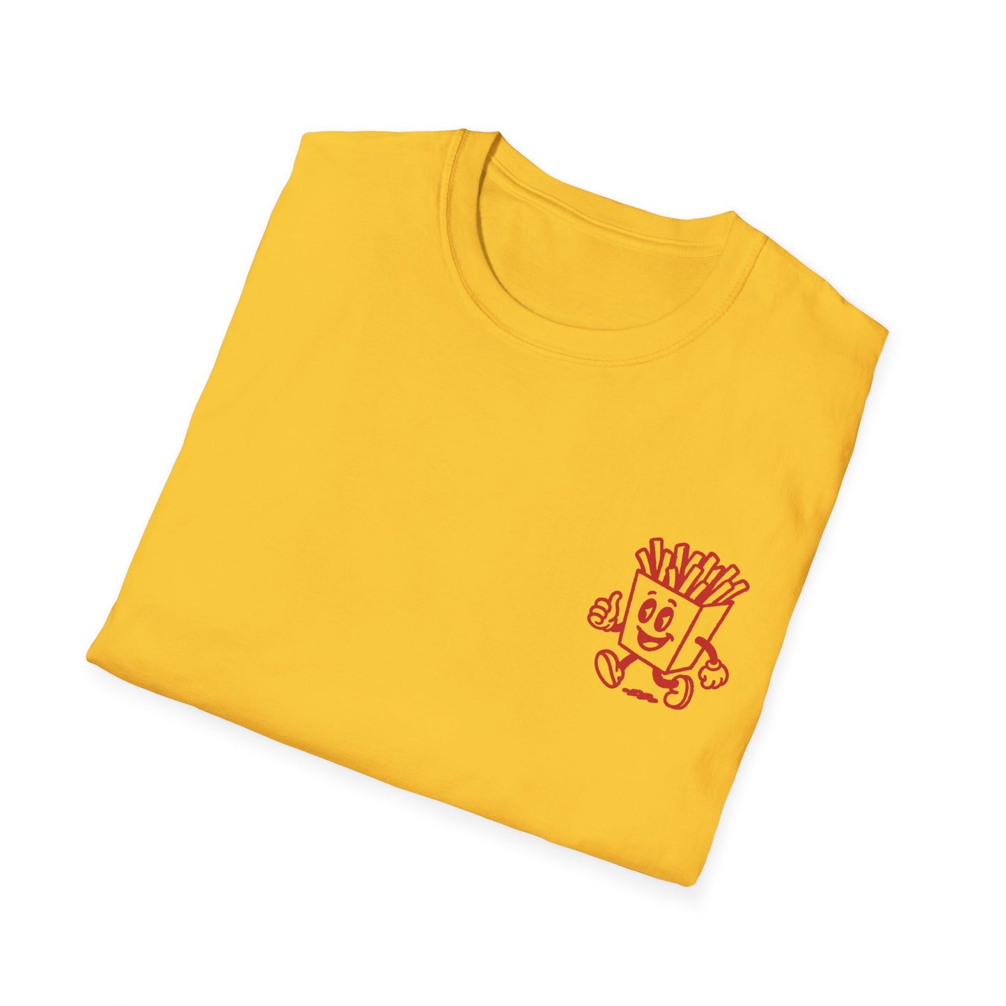 French Fries Cartoon T-Shirt (double sided)