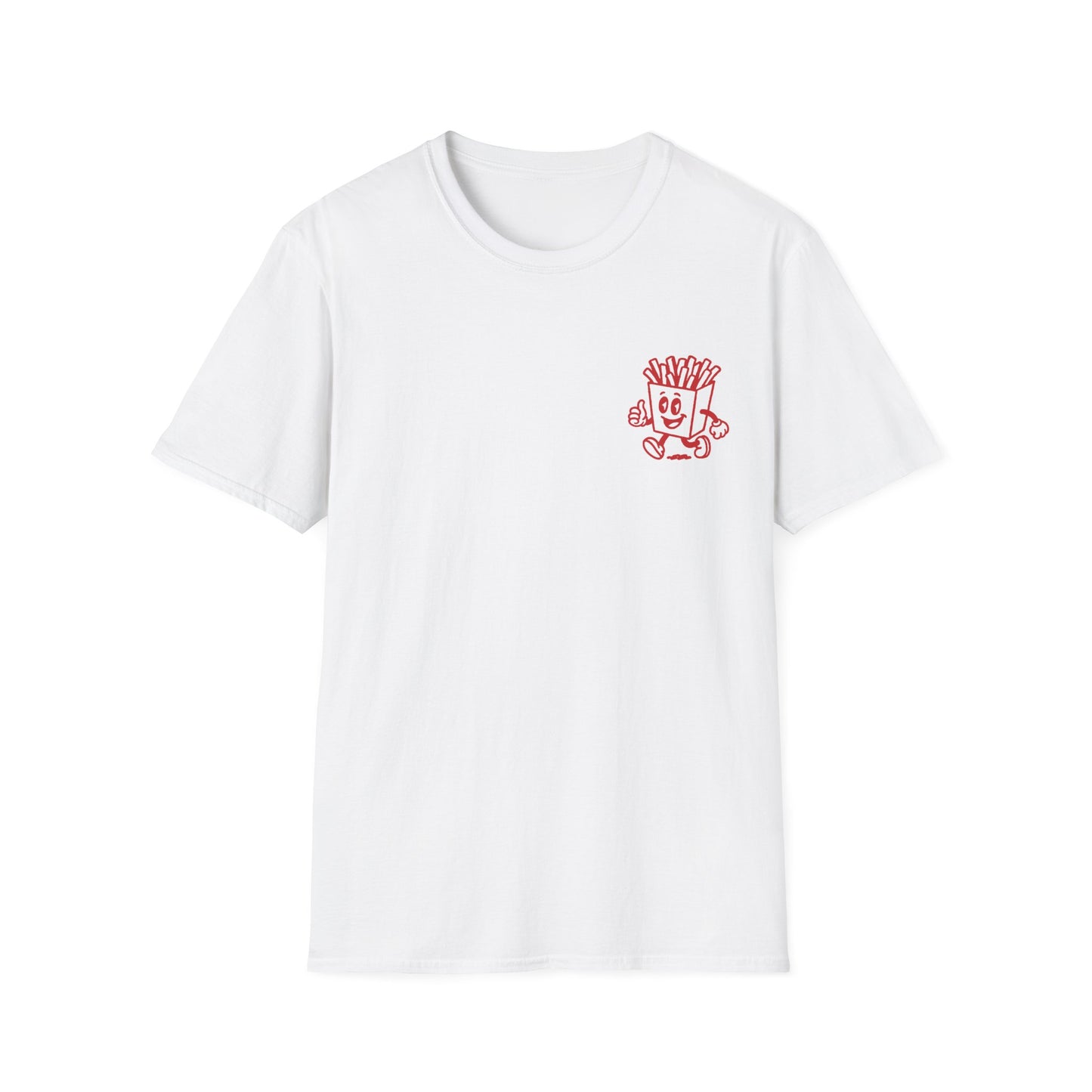 French Fries Cartoon T-Shirt (double sided)