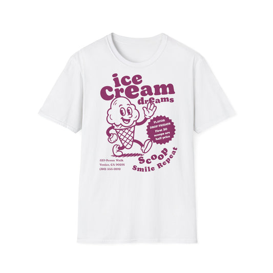 Ice Cream Dreams Cartoon T-Shirt