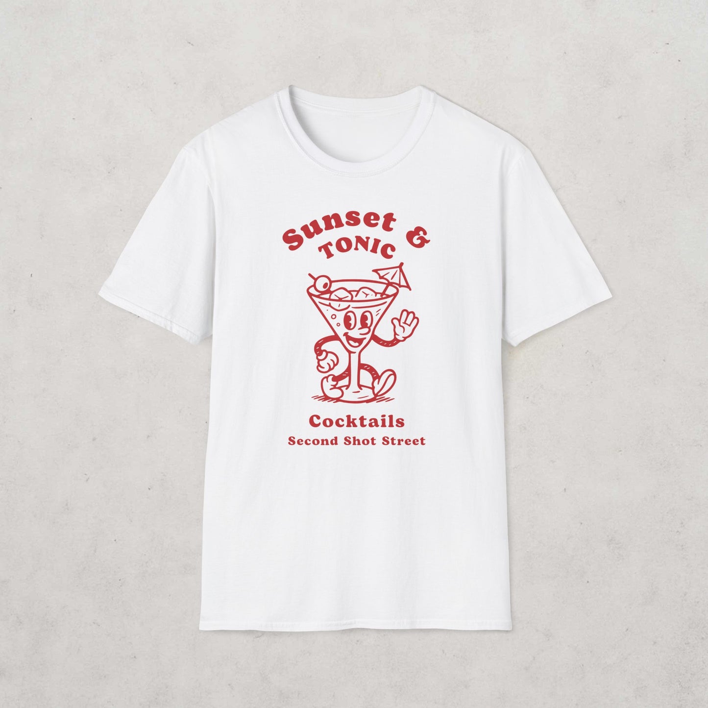 Cocktail Cartoon T-Shirt
