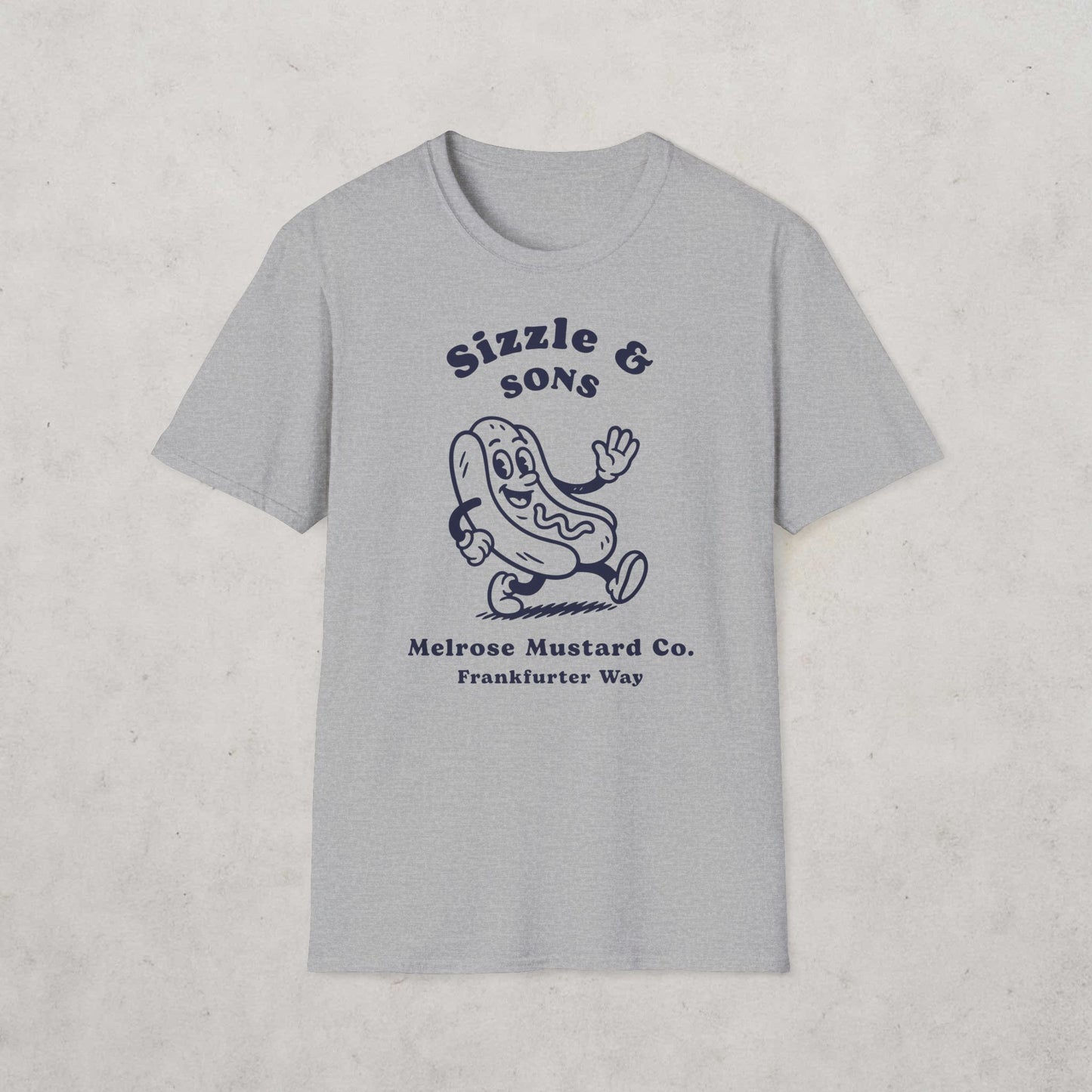 Hot Dog Cartoon T-Shirt