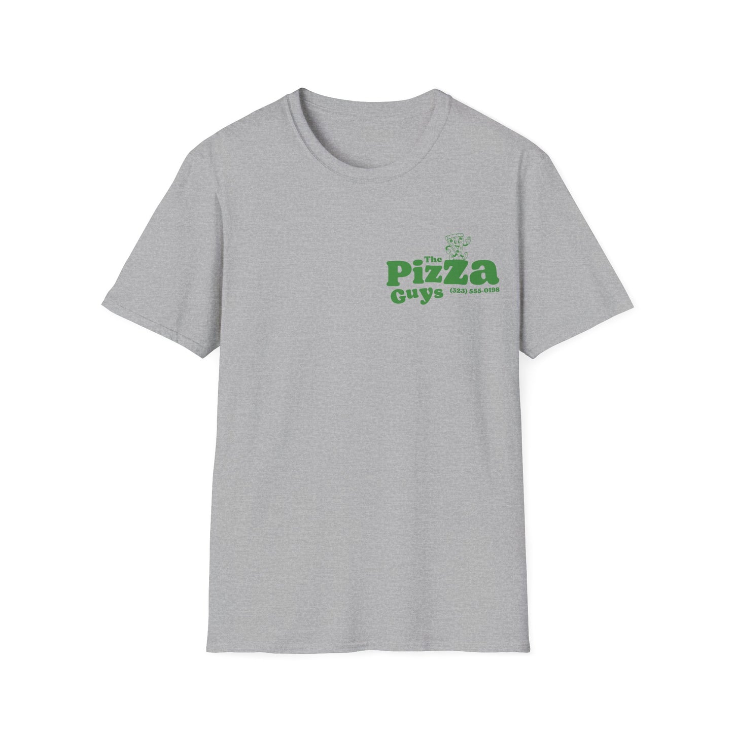Pizza Cartoon T-Shirt (double sided)
