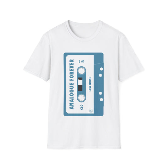 Retro Cassette Tape T-Shirt in Blue
