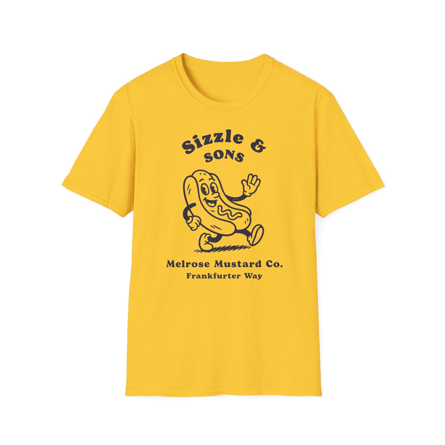 Hot Dog Cartoon T-Shirt