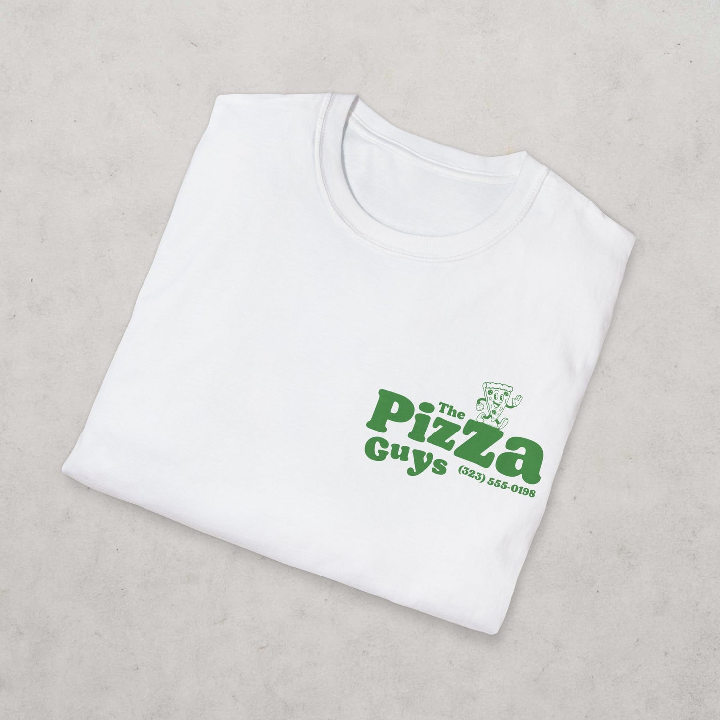 Pizza Cartoon T-Shirt (double sided)