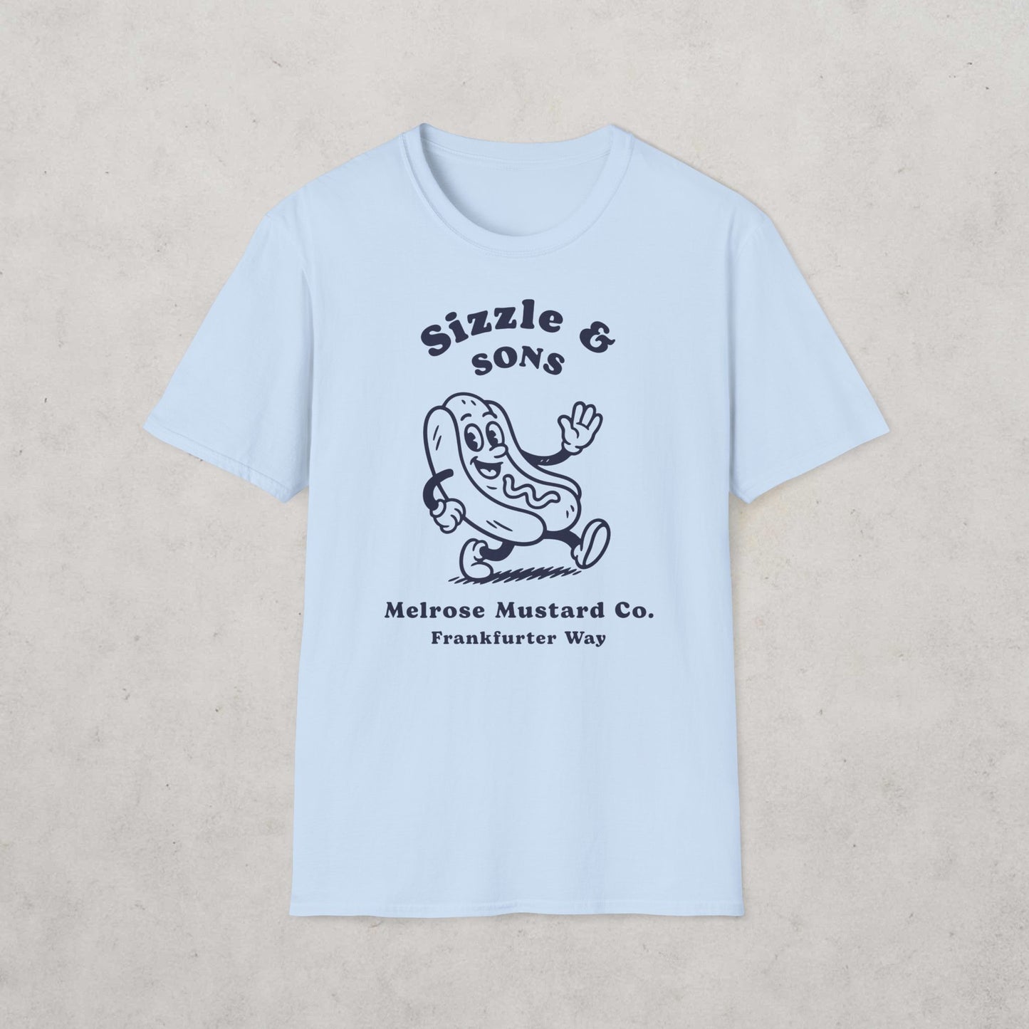 Hot Dog Cartoon T-Shirt