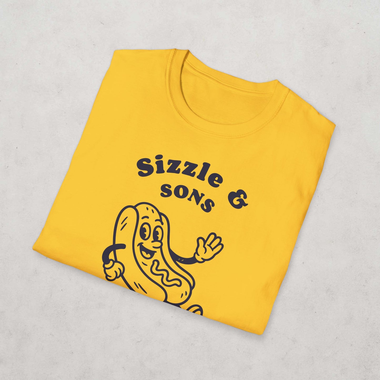 Hot Dog Cartoon T-Shirt