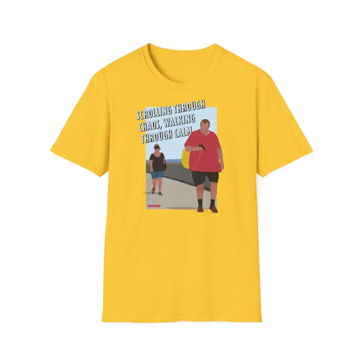 Scrolling Through Chaos Boardwalk T-Shirt