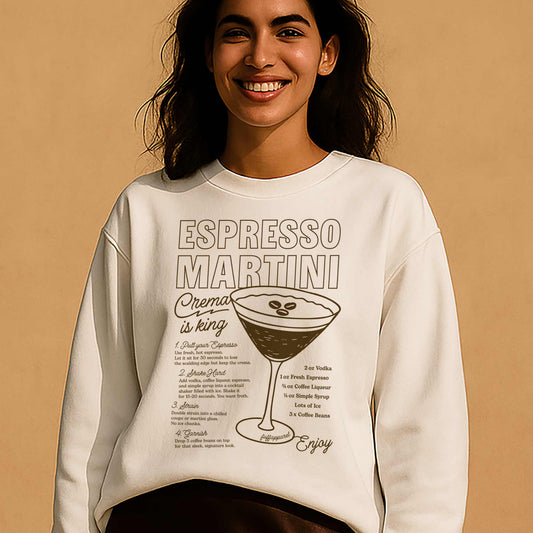'Espresso Martini' Organic Sweatshirt