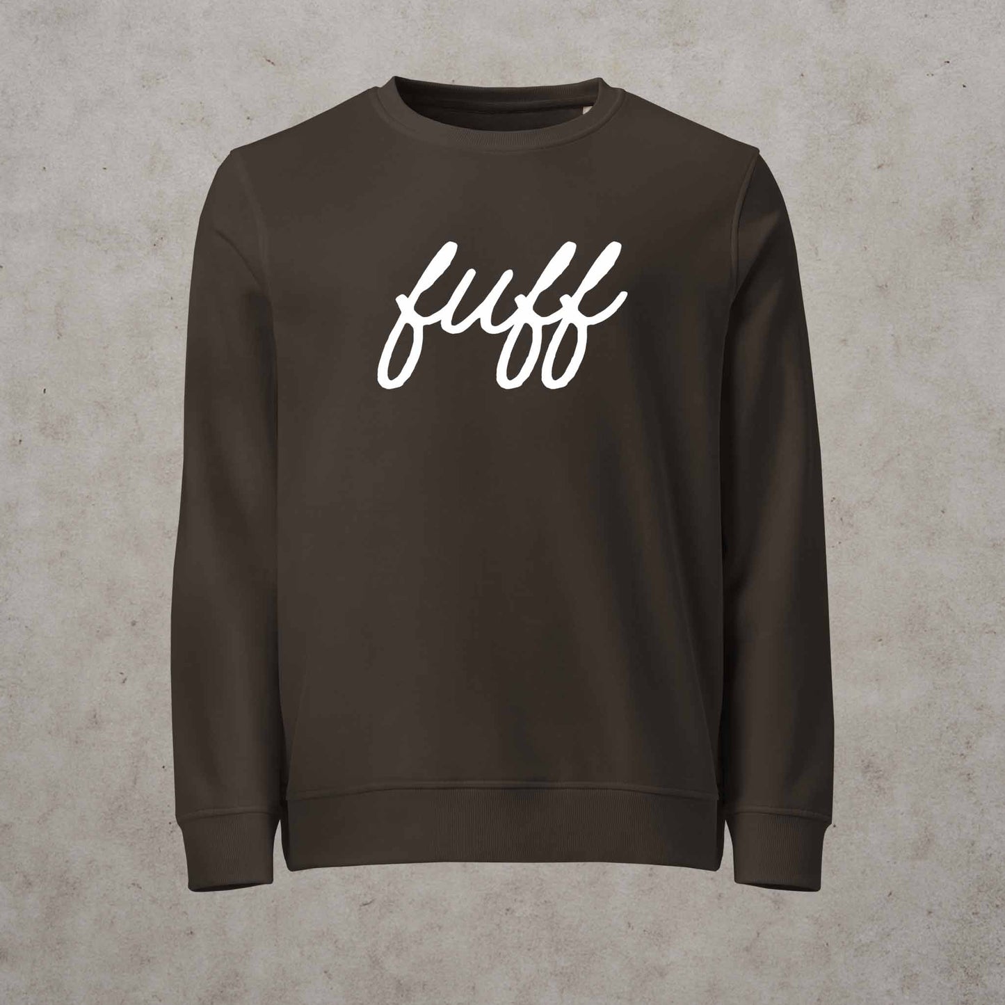 Fuff Organic Sweatshirt - White Lettering