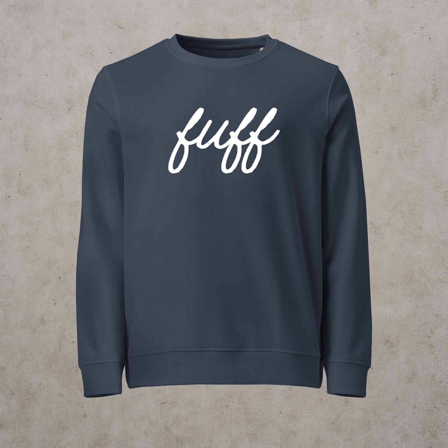 Fuff Organic Sweatshirt - White Lettering