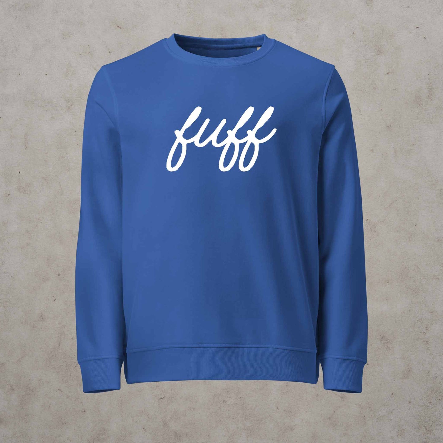 Fuff Organic Sweatshirt - White Lettering