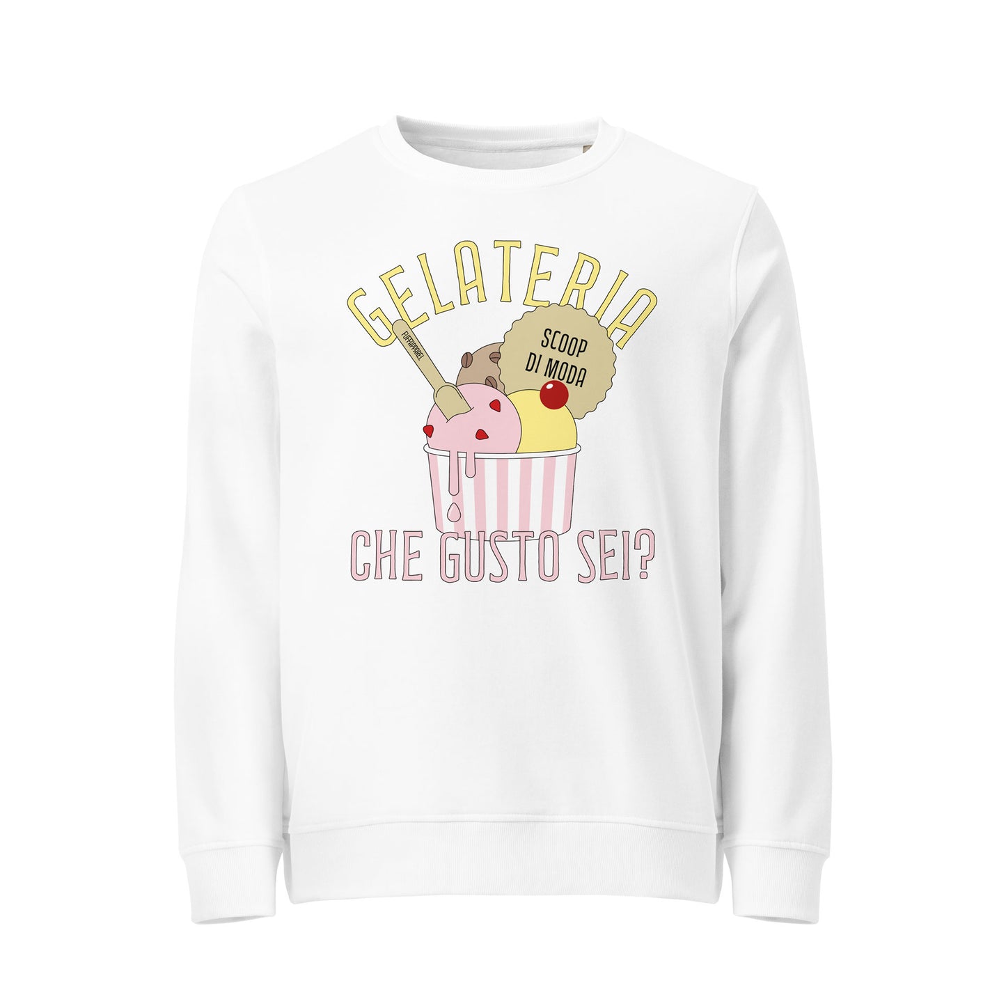 Gelateria 'Ice Cream' Organic Sweatshirt