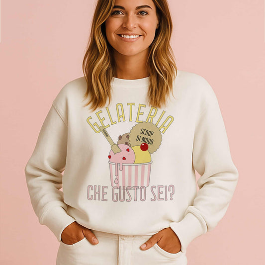 Gelateria 'Ice Cream' Organic Sweatshirt