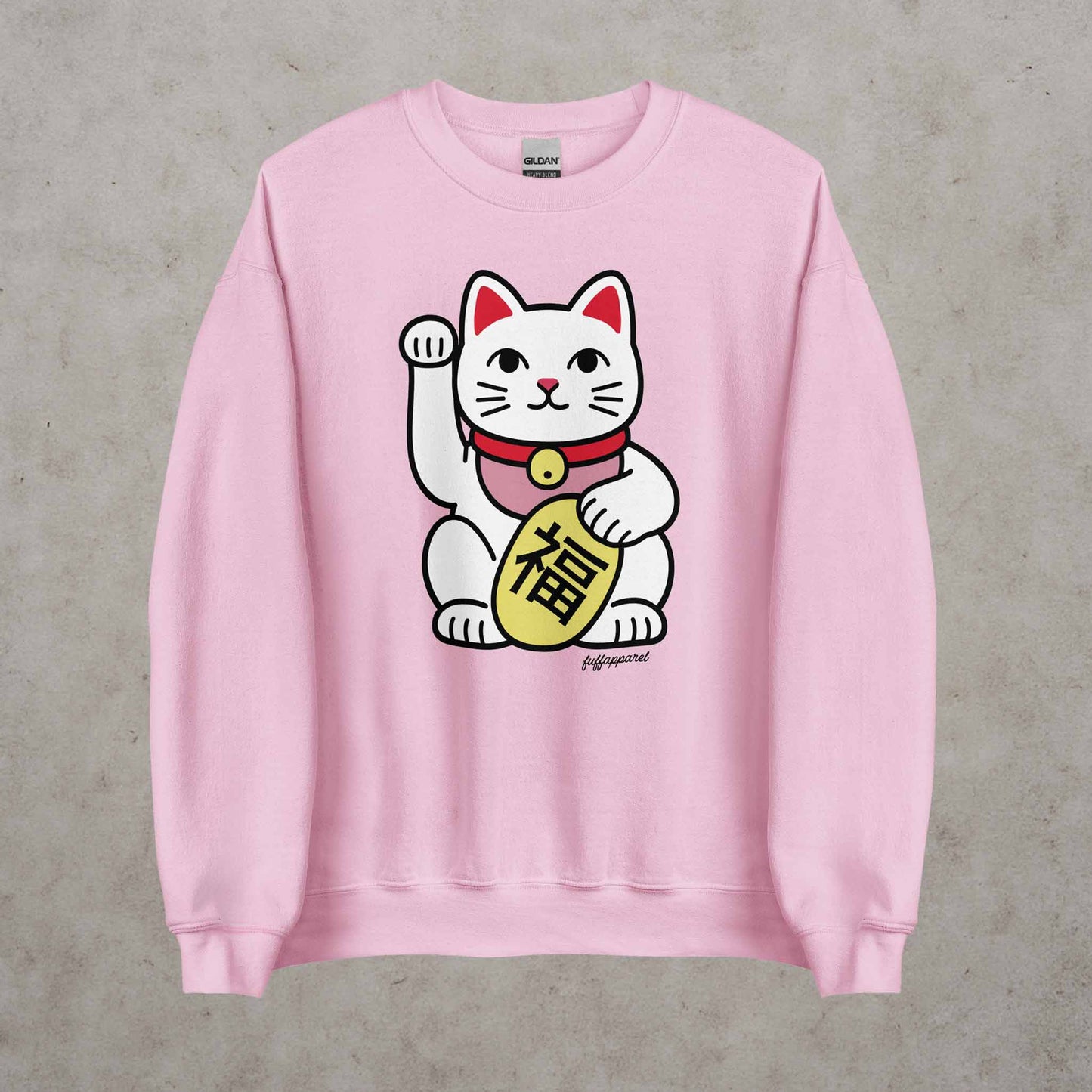 Japanese 'Lucky Cat' Maneki Neko Sweatshirt